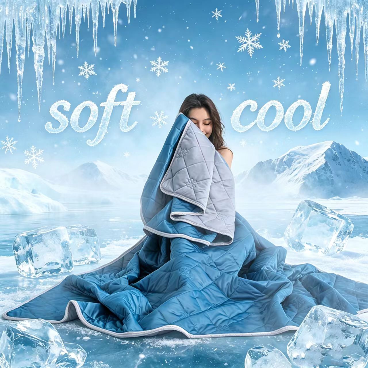 ROSEKIND ソフト冷却ブランケット 1枚、300 GS - Cooling Blanket Hot Sleepers のレビューと価格
