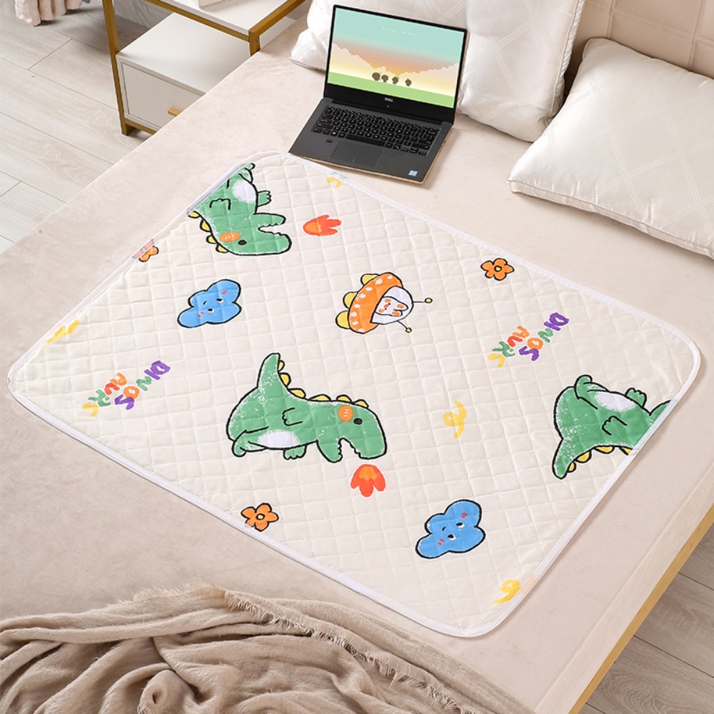 防水洗えるマットレス尿マット赤ちゃん幼児かわいい漫画ベッドプ - Waterproof Mattress Protector Breathable のレビューと価格