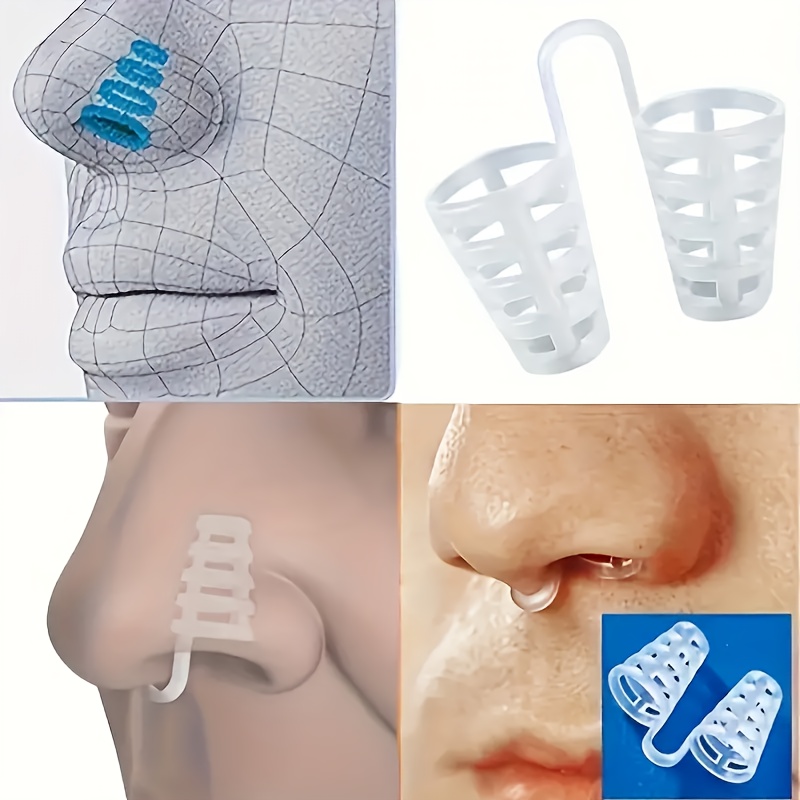 8 ピース/セットいびき防止鼻拡張器シリコーンノーズクリップ - Anti Snore Contour Pillow のレビューと価格