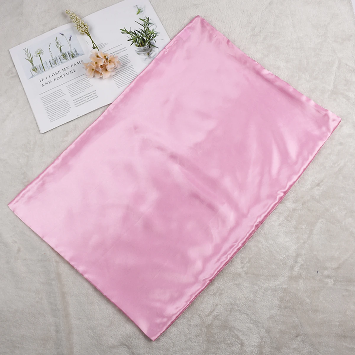 新しいシルクサテン枕カバー、髪と顔の皮膚のしわを防ぐために隠 - Satin Silk Pillowcase Hair Skin のレビューと価格