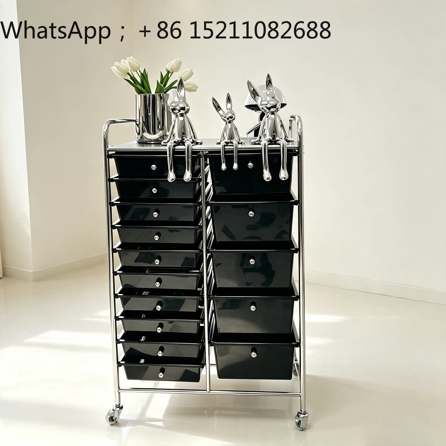 SCYモバイルチェスト引き出し化粧品収納キャビネット リビン - Storage & Organization のレビューと価格
