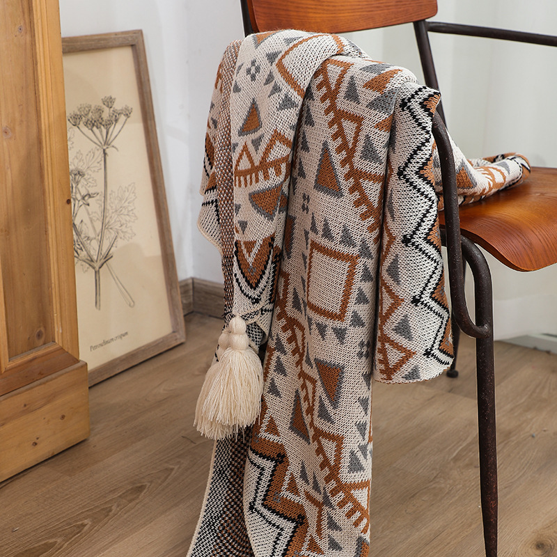 ボヘミアン風サウスウェスタンフリンジ付きスローブランケット、 - Boho Throw Blanket Fringe のレビューと価格