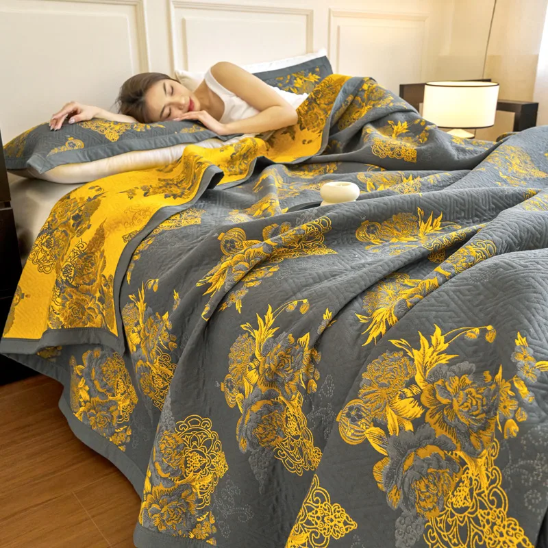 R -100%コットンモスリンガーゼブランケット＆ソファカバ - Muslin Cotton Bedspread のレビューと価格